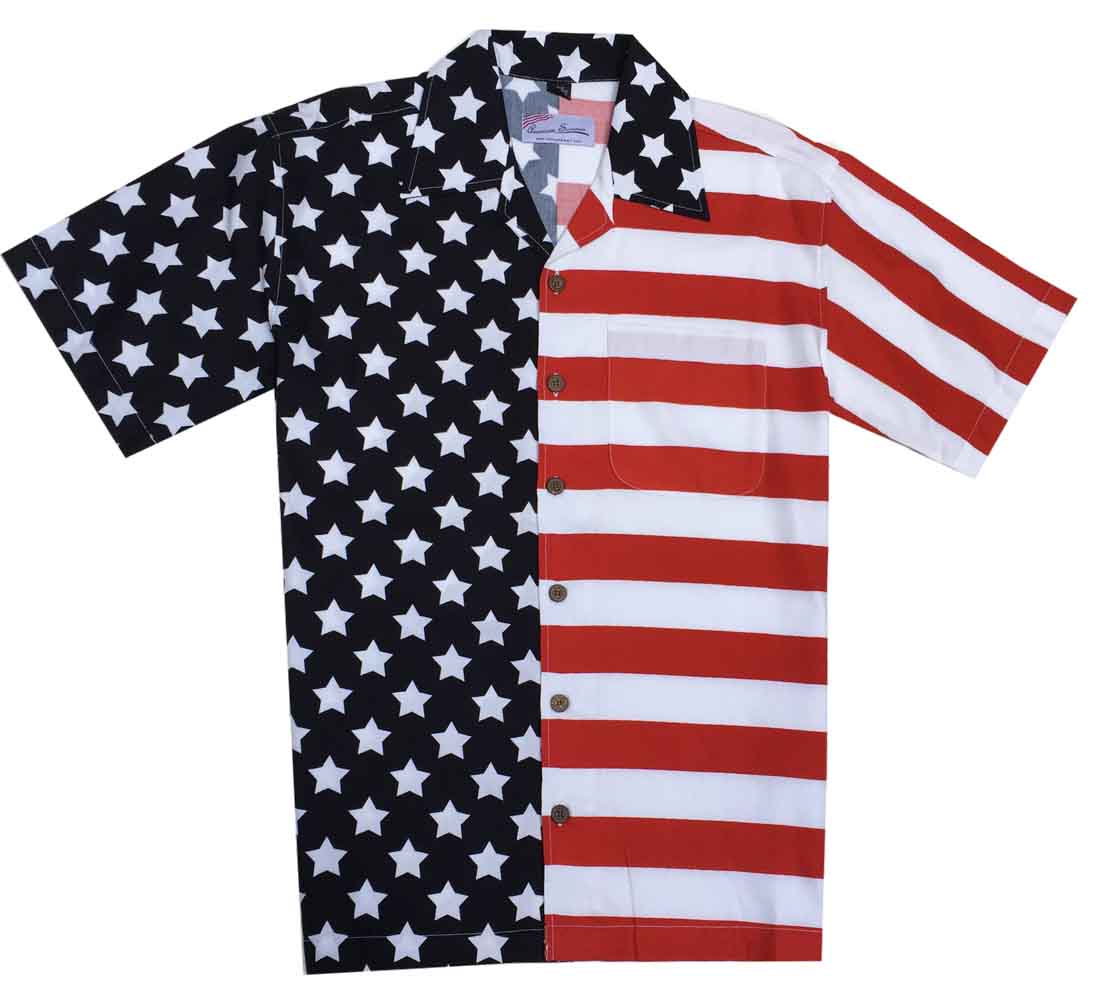 Cotton Trader Americana and Patriotic Mens Polo Shirts