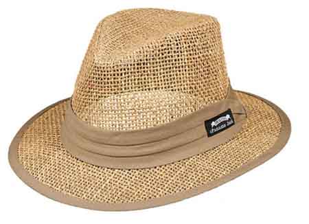 Panama Jack Blackfin Seagrass Safari Hat